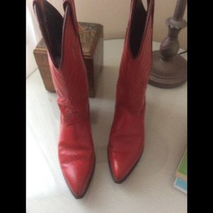 Cowgirl Boots Santa Fe Boot Co. EUC